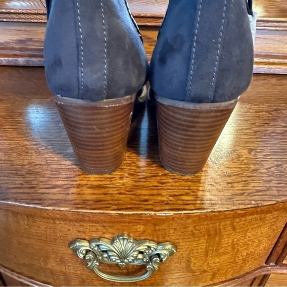 DV8 by Dolce Vita Jace Bootie Leather Suede Western NWOT 3” Chunky Heel Size 9.5 - Picture 5 of 10